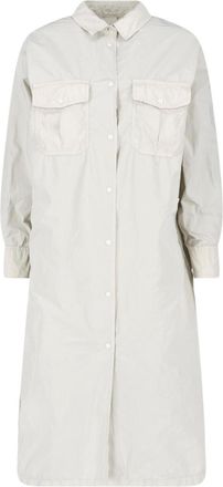 Aspesi Grey Lightweight Waterproof Classic Collar Jacket