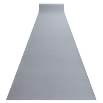 RugsX Passatoia Spessa Gommata Rumba Colore Unico Grigio 60 Cm Grey 60x860 Cm
