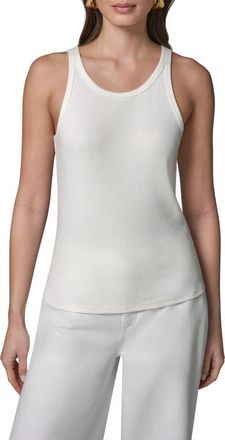 DKNY Rib Scoop Neck Tank in Cream at Nordstrom, Size X-Large
