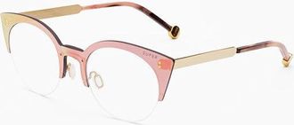 Retro Superfuture TUTTOLENTE D2I Mens Glasses Pink Size 49 - Free Lenses - Blue Light Block