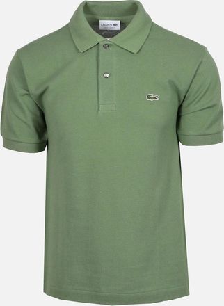 Lacoste Mens Lacoste L.12.12 Pique Cotton Polo Shirt LIGHT GREEN - Size: 44