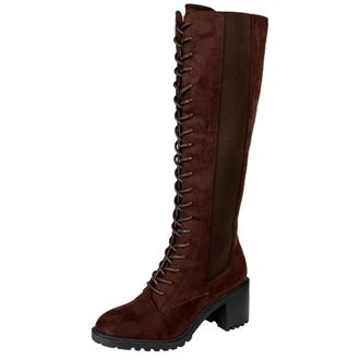 Journee Collection Jenicca Extra Wide Calf Brown JENICCA-BRNXWC Womens