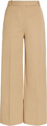 Joseph Yukio Flared-leg Trousers - Beige - 42 (UK14 / L)
