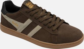 Gola Mens Equipe II Suede Mens Trainers - Brown - Size: 10