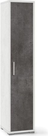 OEM Columna 1 Puerta 39l X 41p X H182 - Acabado Blanco Mate Y Negro Mate - Sarmog