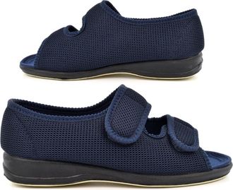 Generic Ladies Wide Fit Slippers Extra Wide Slippers EEEE Slippers 4E Slippers Touch Fasten Slippers Ladies Slippers Womens Slippers Touch Fastening Slippers 