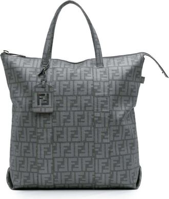 Fendi Pre-owned Fendi Zucca Spalmati Tote Ladies 7VA196 UZD 108 2288