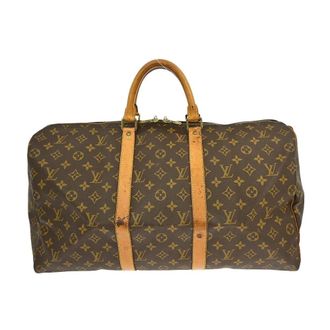Louis Vuitton Pre-owned Weekend Bags, female, Brown, Size: ONE SIZE Pre-owned Keepall Travel Bag