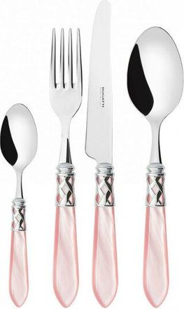 Bugatti Conjunto De 24 Piezas En Cajas Galer&iacute;a Rosa Perla Nativa Aladdin Ghiera Cromata Bugatti