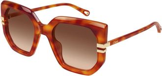 Chloé CH0240S 007 Womens Sunglasses Tortoiseshell Size 53