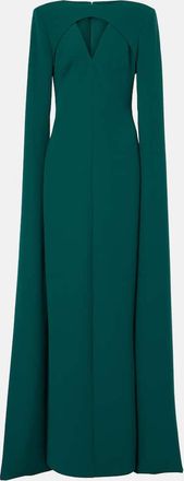 SAFiYAA Sarita cutout crêpe gown