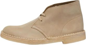 Clarks Licht Tan Woestijnlaars - Heren - Veterlaarzen - Bruin - 41 1/2 EU - Leer - Schoenen