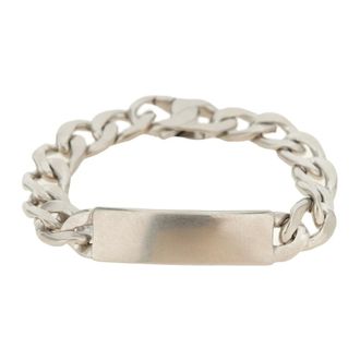 Maison Margiela Silver Maillons Bracelet - male - Maison Margiela - Bracelets - Gray - L - Accessories