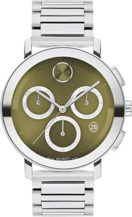 Movado BOLD Evolution 2.0 Chronograph Quartz Green Dial Mens Watch 3601189