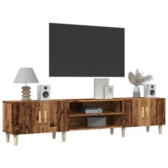 Berkfield Home TV Cabinet Old Wood 180x31.5x40 cm Engineered Wood in Brown