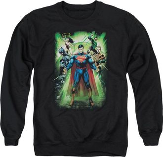 Gildan Justice League of America Power Burst Adult Crewneck Sweatshirt
