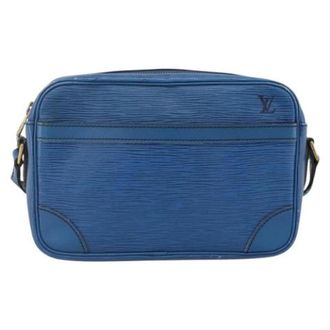 Louis Vuitton Pre-owned Vintage Schoudertas - Dames - Pre-owned - Blauw - Maat: ONE Size Leer