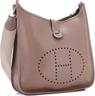 Hermès Evelyne Bag Gen I Clemence GM crossbody bag - Grijs