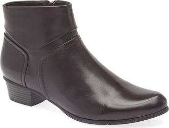 Regarde le ciel Stefany Block Heel Bootie in Dark Brown at Nordstrom, Size 10.5-11Us