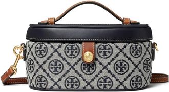 Tory Burch Borsa tote con monogramma - Blu