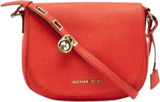 Michael Kors Pre-owned Cross Body Bags, female, Red, Size: ONE SIZE Pre-owned Leather Cross Body Bag