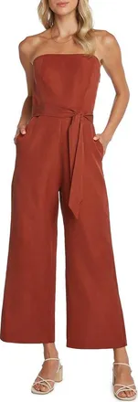 Matty M Ryan Strapless Jumpsuit in Clay at Nordstrom Rack, Size Medium