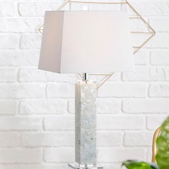 Jonathan Y Designs Noelle 28.5 Seashell LED Table Lamp (Set of 2)