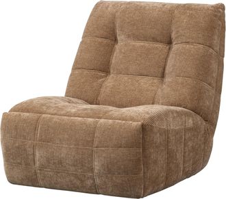 De Eekhoorn Elektrischer Design Relaxsessel Heinno, Hellbraun gerippt