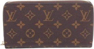 Louis Vuitton Pre-owned Wallets, female, Brown, Size: ONE SIZE Pre-owned Canvas wallets