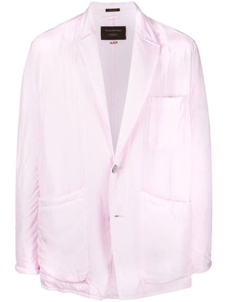 【新品/未使用】Ermenegildo Zegna ピンク Zegna - Pink Textured Cotton Dress Shirt | Mitchell Stores