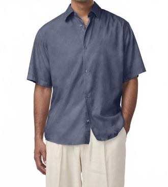 Nn.07 Freddy Short Sleeve No Pocket Shirt In Bering Sea
