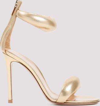 Gianvito Rossi Golden Bijoux Leather Heels