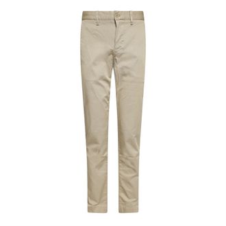 Lacoste Mens Lacoste Slim Fit Chinos in Beige