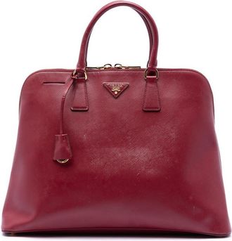Prada Pre-owned Prada Extra Large Saffiano Lux Promenade Satchel Ladies L9VDWKVWJ1I55GJW