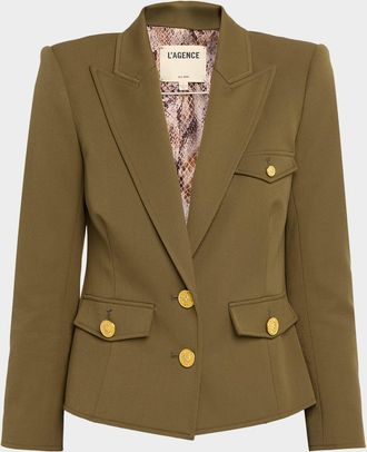 L'agence Wylla Structured Single-Breasted Blazer