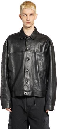 Balenciaga Shirt Leather Jacket