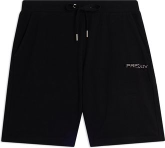 Freddy Pantaloni Corti in Jersey con Coulisse e Logo FREDDY