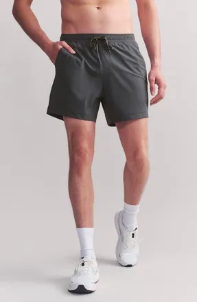 Rhone Pursuit 5-Inch Lined Shorts in Asphalt at Nordstrom, Size Xx-Large