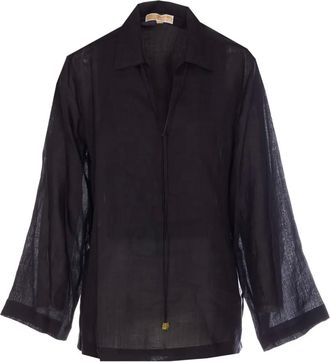 Michael Michael Kors Camicia Ramie - Nero