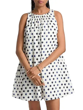 Misa Louisa Mini Dress In Polka Dot