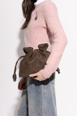 Loewe Flamenco Medium Clutch, Womens, Brown