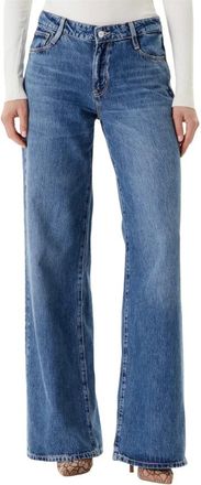Guess Wide Jeans, female, Blue, W31, Elegant Evening Palazzo Jeans