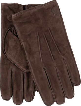 Polo Ralph Lauren Everyday Suede Glove in Dark Brown at Nordstrom, Size Xx-Large