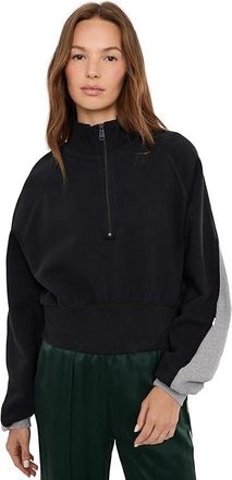 Free People Movement Out Of The Park Pullover Womens Sweatshirt Black : MD (Womens 8-10), Cotton