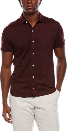 Isaia Wool Sport Shirt