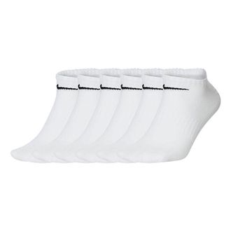 Nike Breathable Training Sports Socks Couple Style 6 White SX7679-100