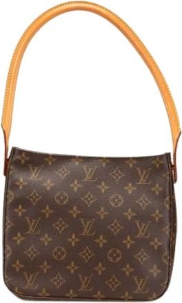 Louis Vuitton Pre-owned Shoulder Bags, female, Brown, Size: ONE SIZE Pre-owned Vintage Plastic Shoulder Bag