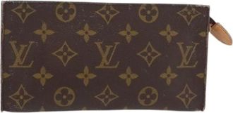 Louis Vuitton Pre-owned Clutches, female, Brown, Size: ONE SIZE Pre-owned Canvas Clutch