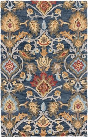 Safavieh Alfombra Lana Azul marino/Multicolor 244 X 244 cm