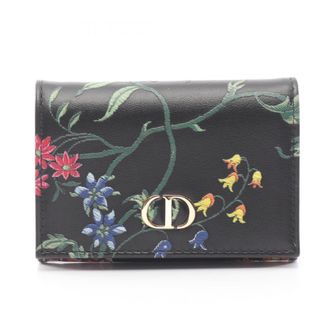 Dior Black Multi-Color Leather Wallet (Bi-Fold) (Pre-Owned)